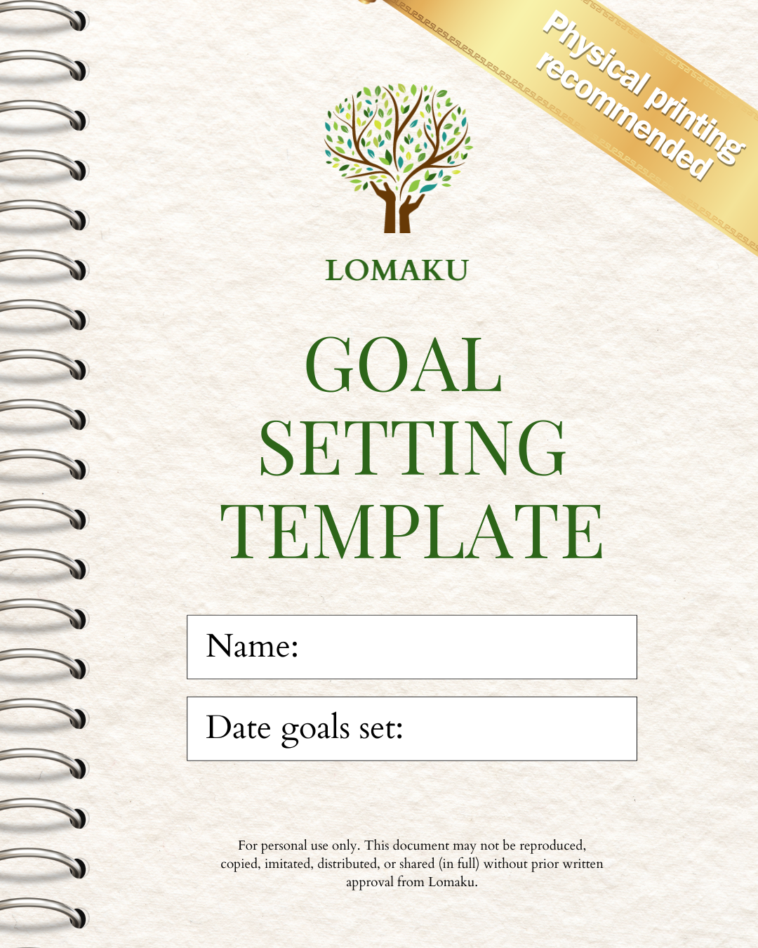 Goal Setting Guide by Nokuhle Kumalo 2026